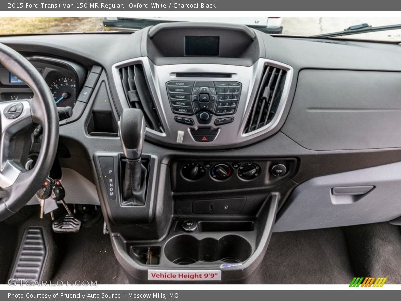 Oxford White / Charcoal Black 2015 Ford Transit Van 150 MR Regular