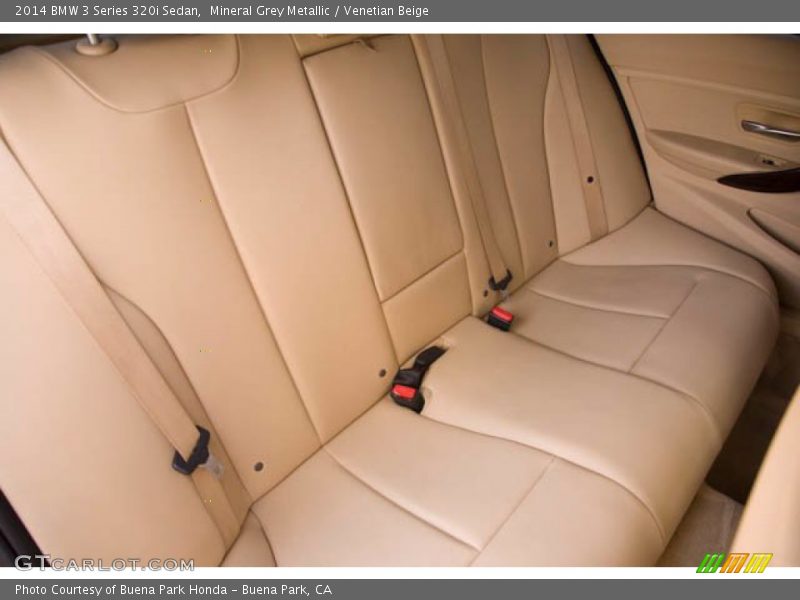 Mineral Grey Metallic / Venetian Beige 2014 BMW 3 Series 320i Sedan
