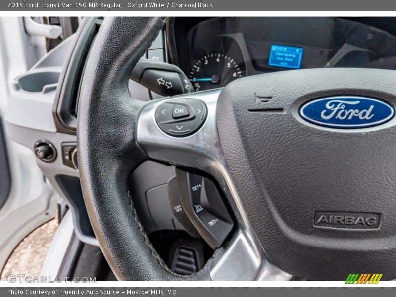 Oxford White / Charcoal Black 2015 Ford Transit Van 150 MR Regular