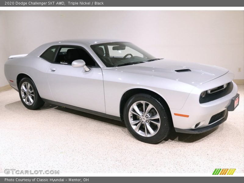 Triple Nickel / Black 2020 Dodge Challenger SXT AWD