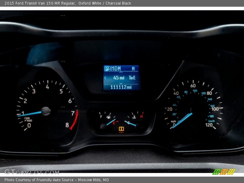 Oxford White / Charcoal Black 2015 Ford Transit Van 150 MR Regular