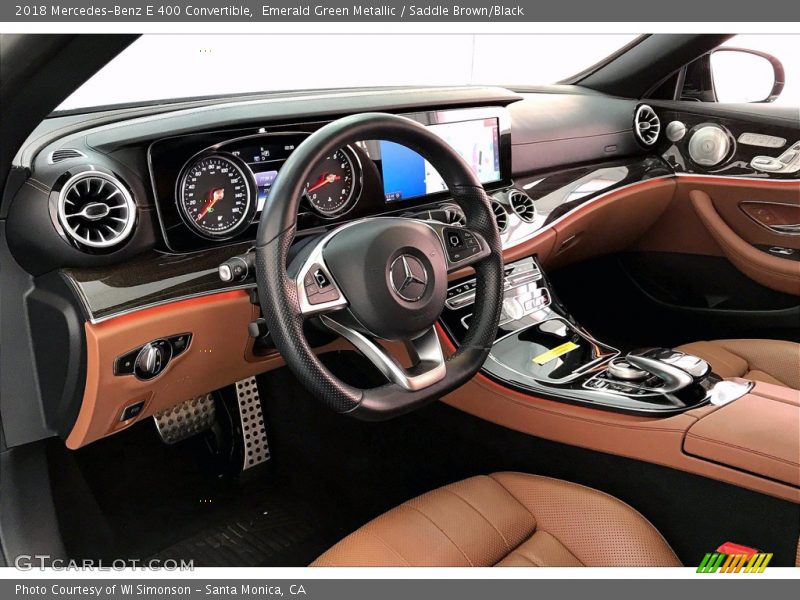 Emerald Green Metallic / Saddle Brown/Black 2018 Mercedes-Benz E 400 Convertible