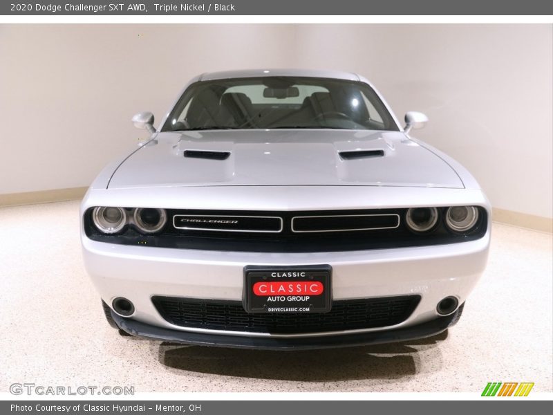 Triple Nickel / Black 2020 Dodge Challenger SXT AWD