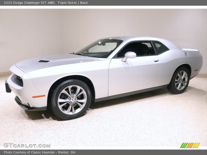 Triple Nickel / Black 2020 Dodge Challenger SXT AWD
