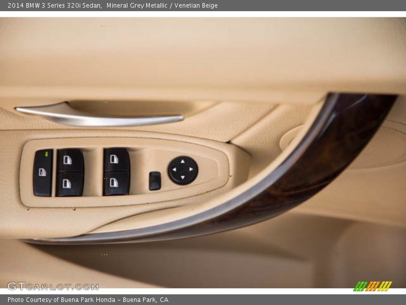 Mineral Grey Metallic / Venetian Beige 2014 BMW 3 Series 320i Sedan