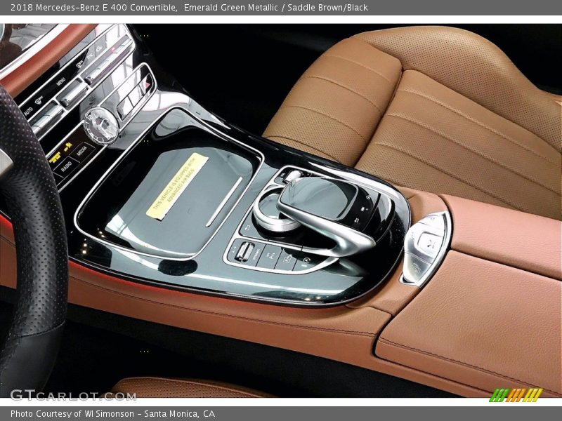 Emerald Green Metallic / Saddle Brown/Black 2018 Mercedes-Benz E 400 Convertible