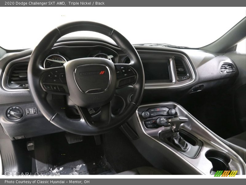 Triple Nickel / Black 2020 Dodge Challenger SXT AWD
