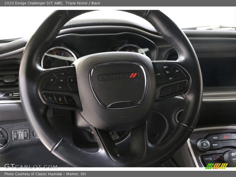 Triple Nickel / Black 2020 Dodge Challenger SXT AWD