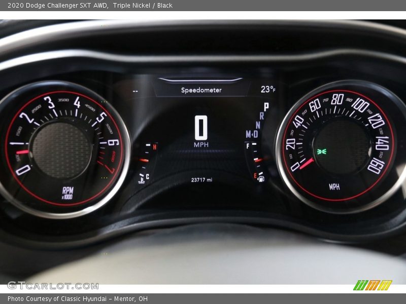 Triple Nickel / Black 2020 Dodge Challenger SXT AWD