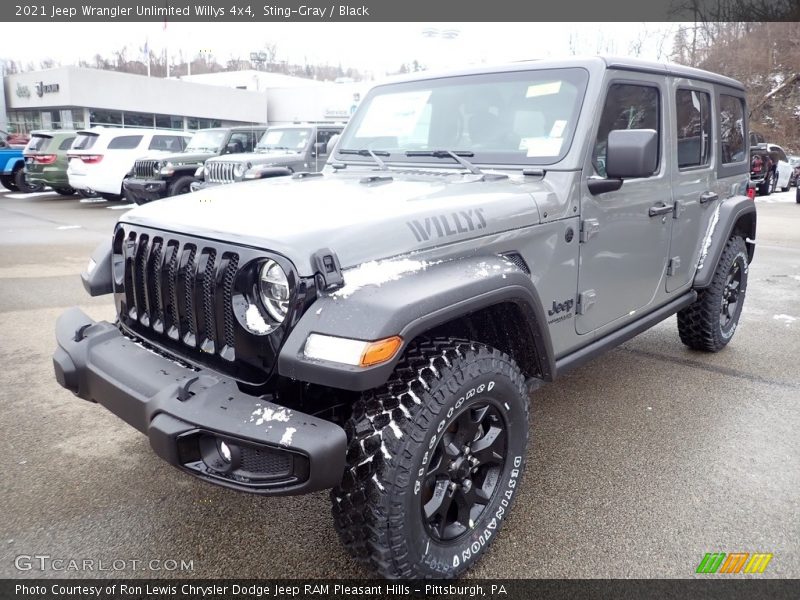 Sting-Gray / Black 2021 Jeep Wrangler Unlimited Willys 4x4