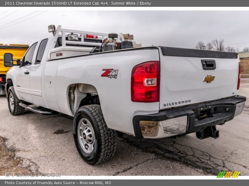 Summit White / Ebony 2011 Chevrolet Silverado 3500HD LT Extended Cab 4x4