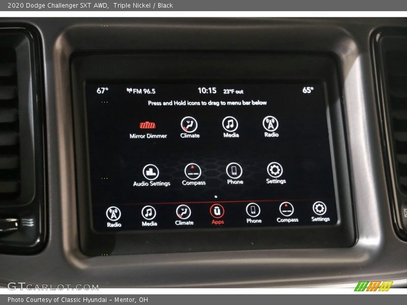 Triple Nickel / Black 2020 Dodge Challenger SXT AWD