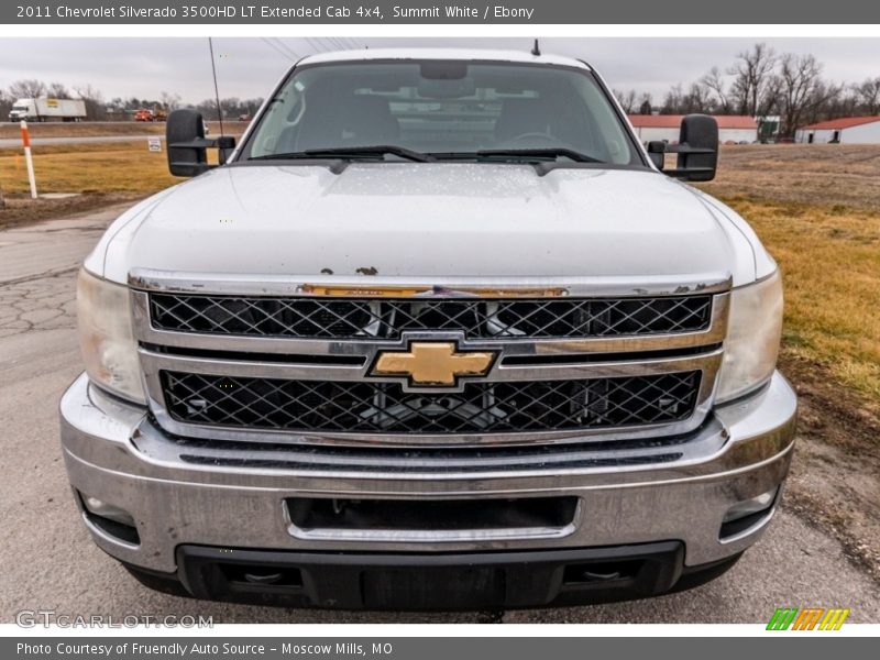 Summit White / Ebony 2011 Chevrolet Silverado 3500HD LT Extended Cab 4x4