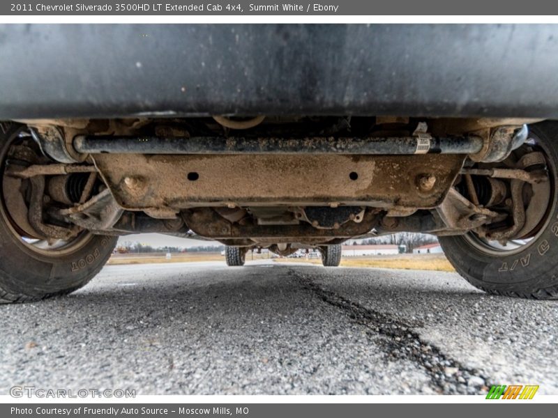 Summit White / Ebony 2011 Chevrolet Silverado 3500HD LT Extended Cab 4x4