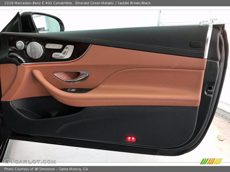 Emerald Green Metallic / Saddle Brown/Black 2018 Mercedes-Benz E 400 Convertible