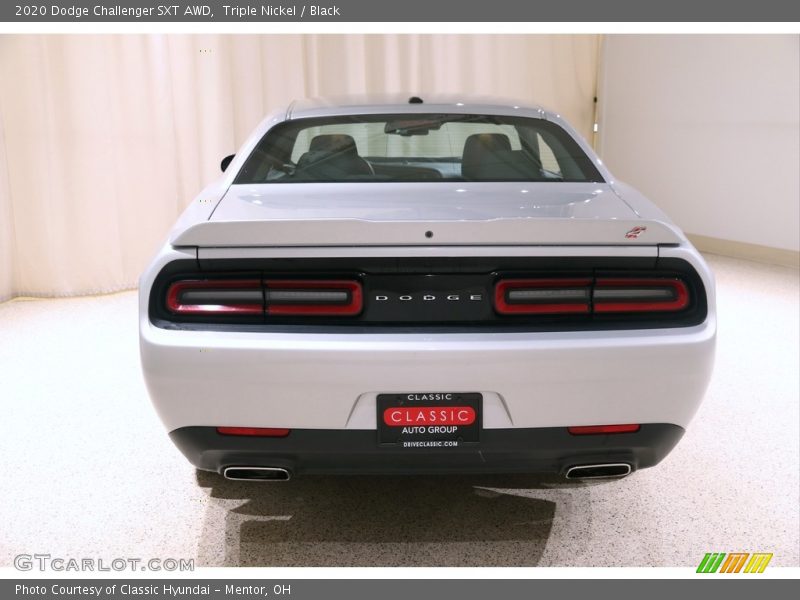 Triple Nickel / Black 2020 Dodge Challenger SXT AWD