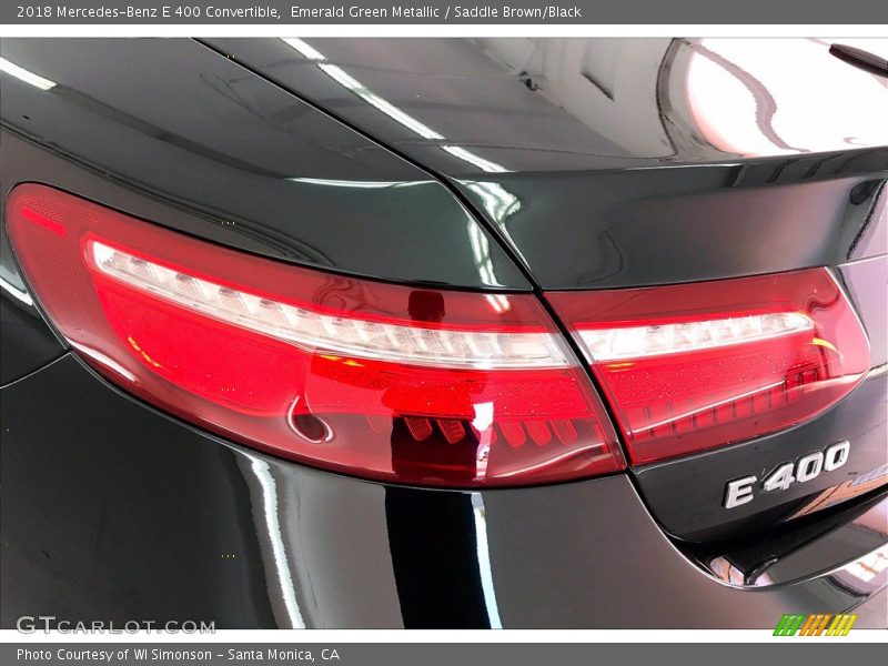 Emerald Green Metallic / Saddle Brown/Black 2018 Mercedes-Benz E 400 Convertible