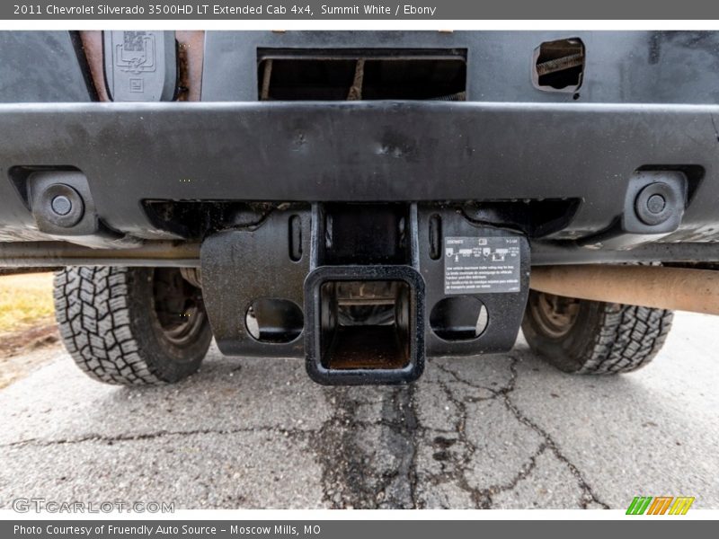 Summit White / Ebony 2011 Chevrolet Silverado 3500HD LT Extended Cab 4x4
