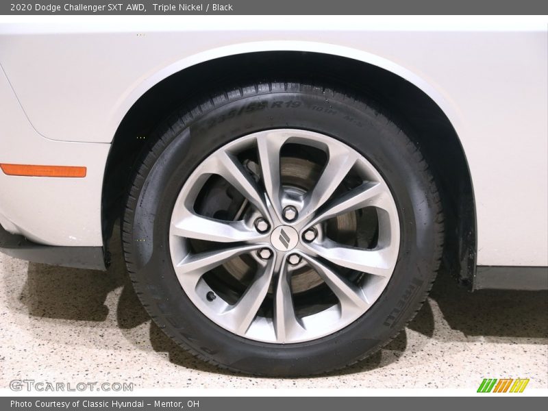 Triple Nickel / Black 2020 Dodge Challenger SXT AWD