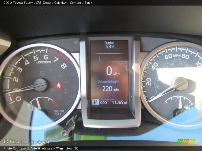 Cement / Black 2020 Toyota Tacoma SR5 Double Cab 4x4