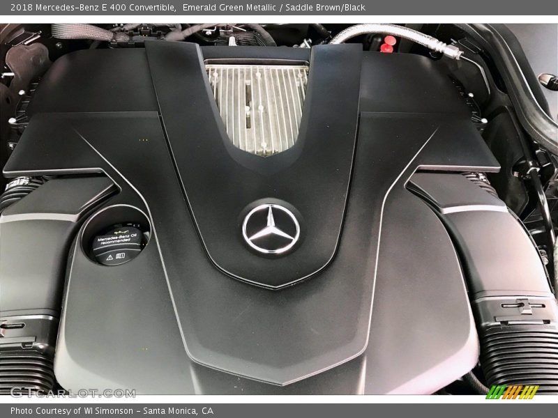 Emerald Green Metallic / Saddle Brown/Black 2018 Mercedes-Benz E 400 Convertible