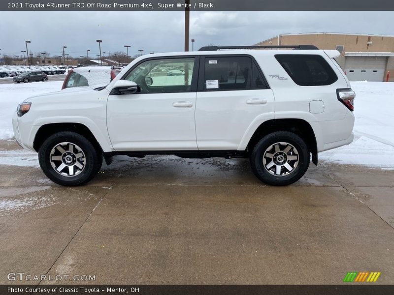 Super White / Black 2021 Toyota 4Runner TRD Off Road Premium 4x4