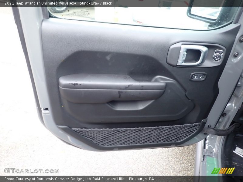 Sting-Gray / Black 2021 Jeep Wrangler Unlimited Willys 4x4