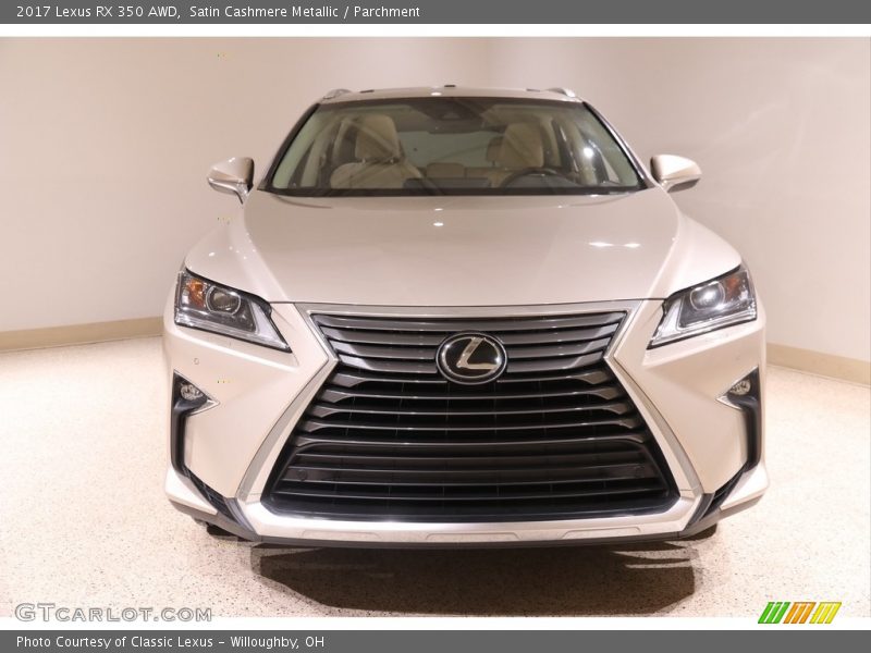 Satin Cashmere Metallic / Parchment 2017 Lexus RX 350 AWD