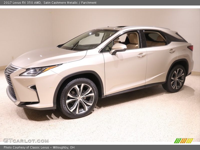 Satin Cashmere Metallic / Parchment 2017 Lexus RX 350 AWD
