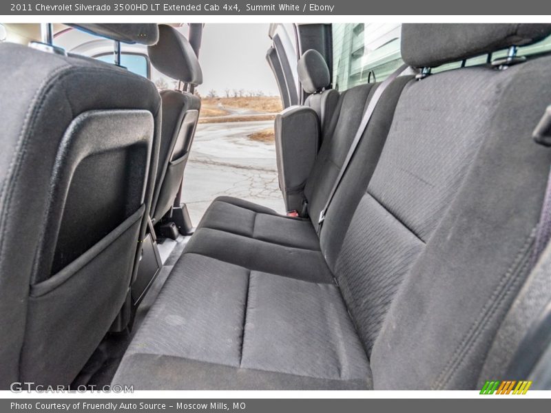 Rear Seat of 2011 Silverado 3500HD LT Extended Cab 4x4