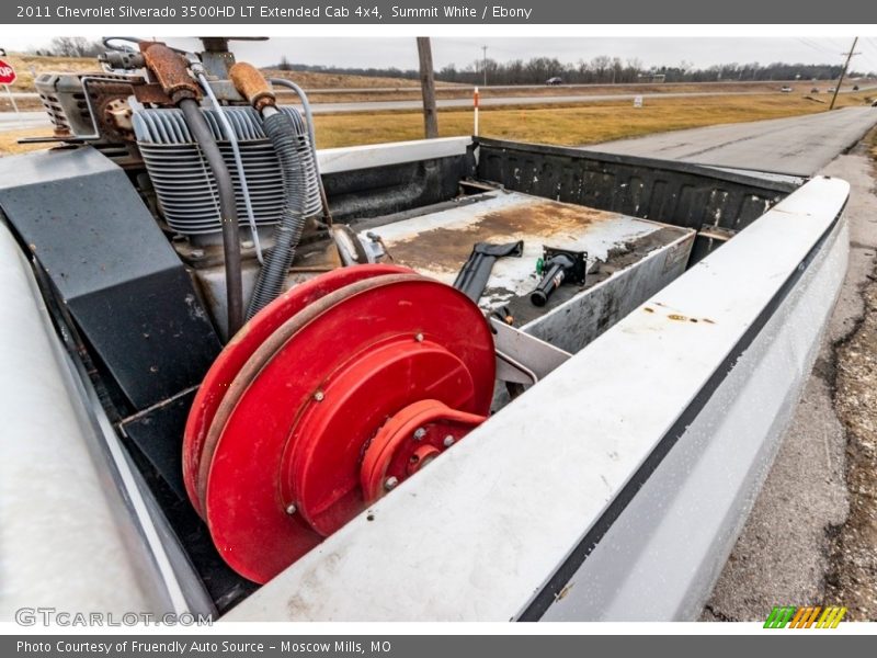 Summit White / Ebony 2011 Chevrolet Silverado 3500HD LT Extended Cab 4x4