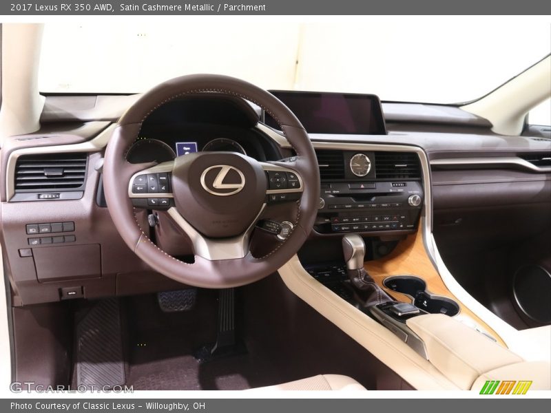 Satin Cashmere Metallic / Parchment 2017 Lexus RX 350 AWD