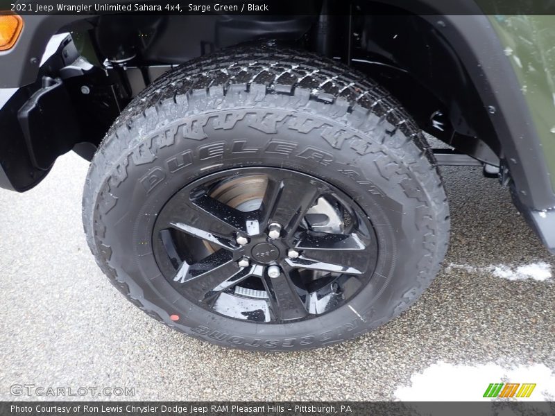Sarge Green / Black 2021 Jeep Wrangler Unlimited Sahara 4x4