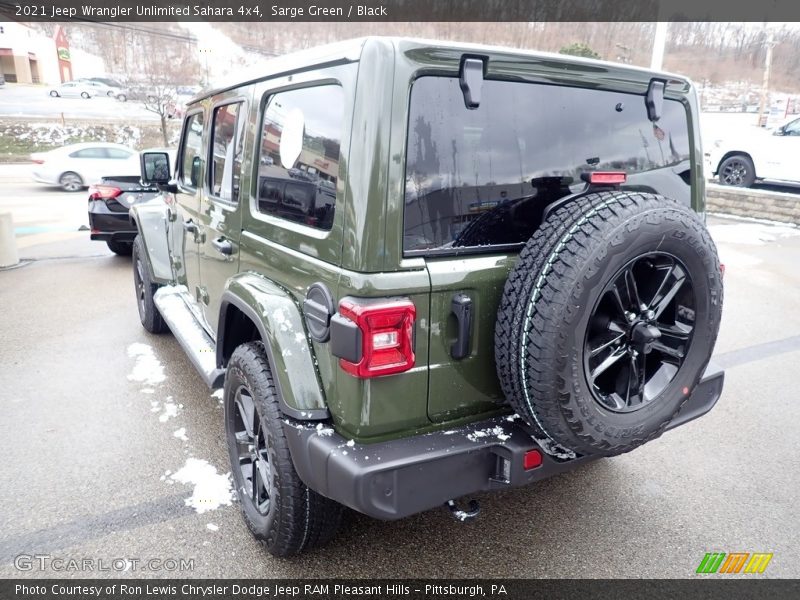 Sarge Green / Black 2021 Jeep Wrangler Unlimited Sahara 4x4
