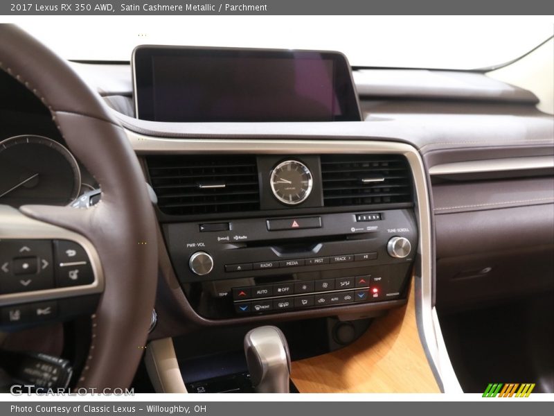 Satin Cashmere Metallic / Parchment 2017 Lexus RX 350 AWD