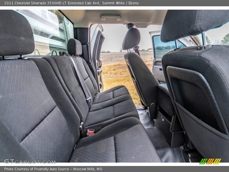 Summit White / Ebony 2011 Chevrolet Silverado 3500HD LT Extended Cab 4x4