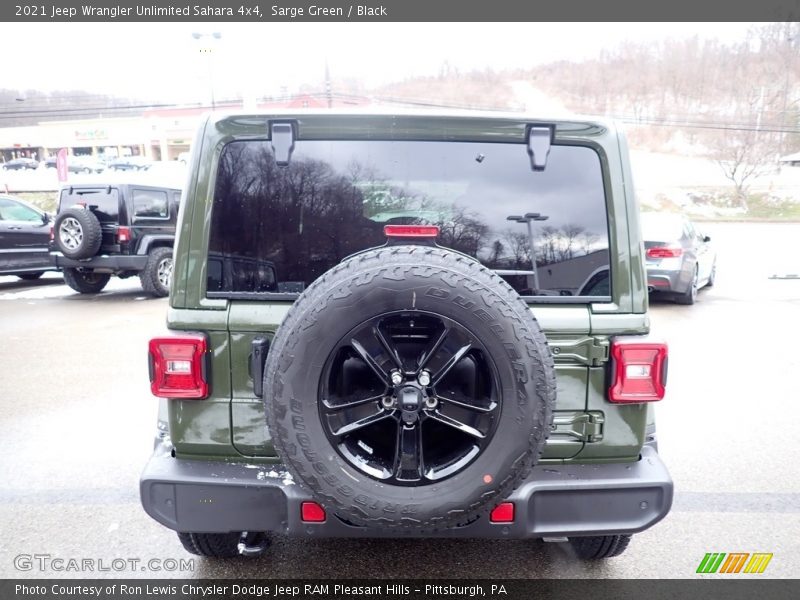 Sarge Green / Black 2021 Jeep Wrangler Unlimited Sahara 4x4