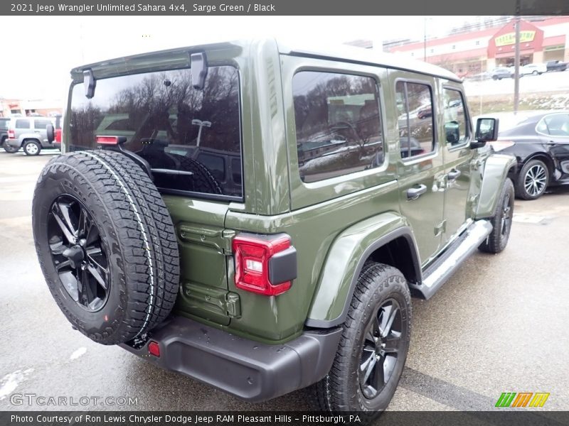 Sarge Green / Black 2021 Jeep Wrangler Unlimited Sahara 4x4
