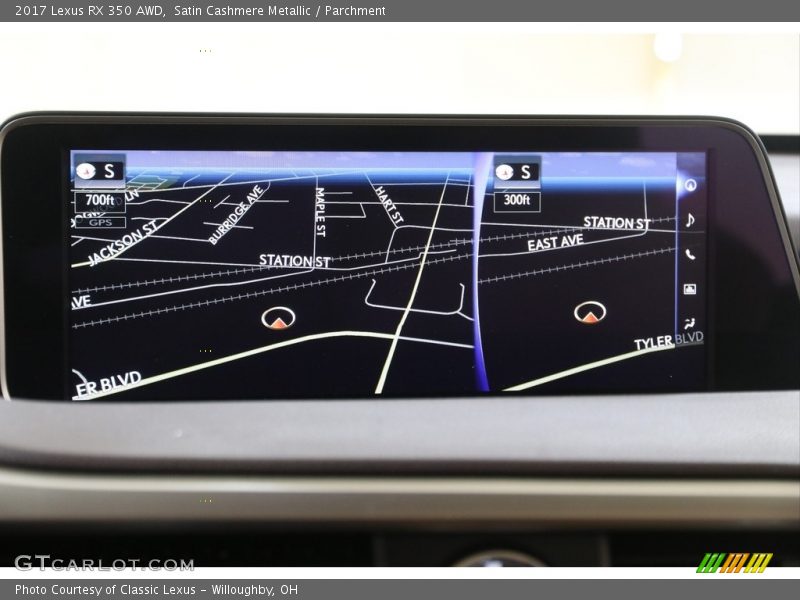 Satin Cashmere Metallic / Parchment 2017 Lexus RX 350 AWD