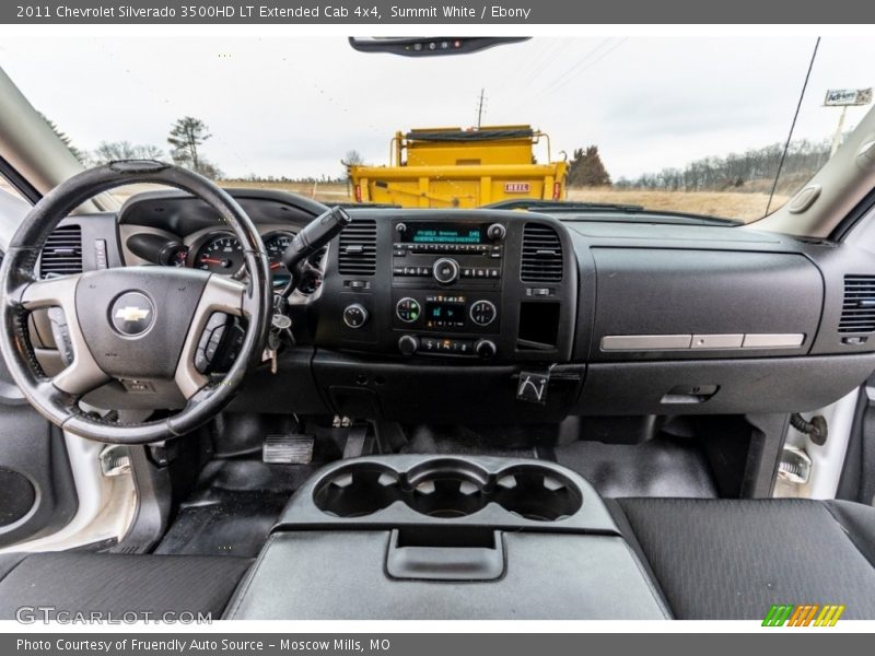  2011 Silverado 3500HD LT Extended Cab 4x4 Ebony Interior