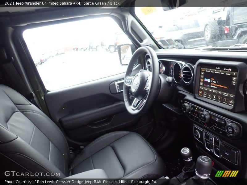 Sarge Green / Black 2021 Jeep Wrangler Unlimited Sahara 4x4