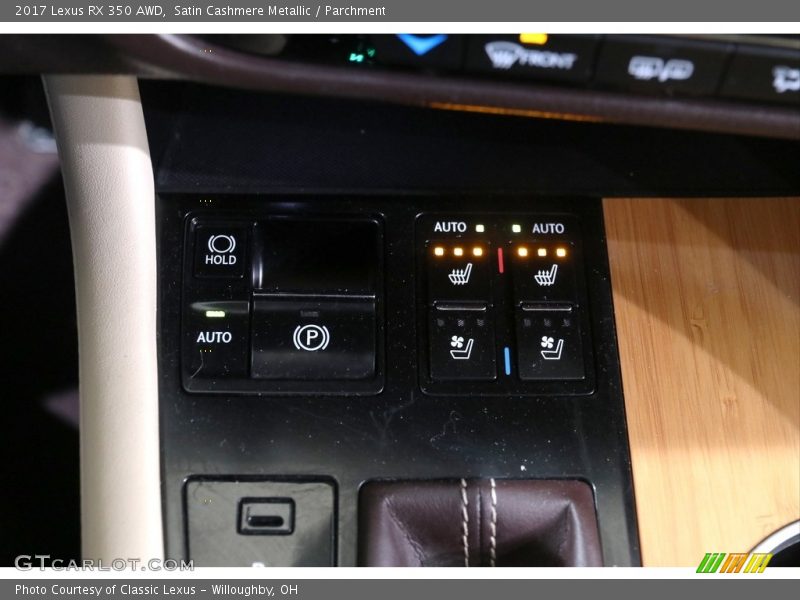 Satin Cashmere Metallic / Parchment 2017 Lexus RX 350 AWD