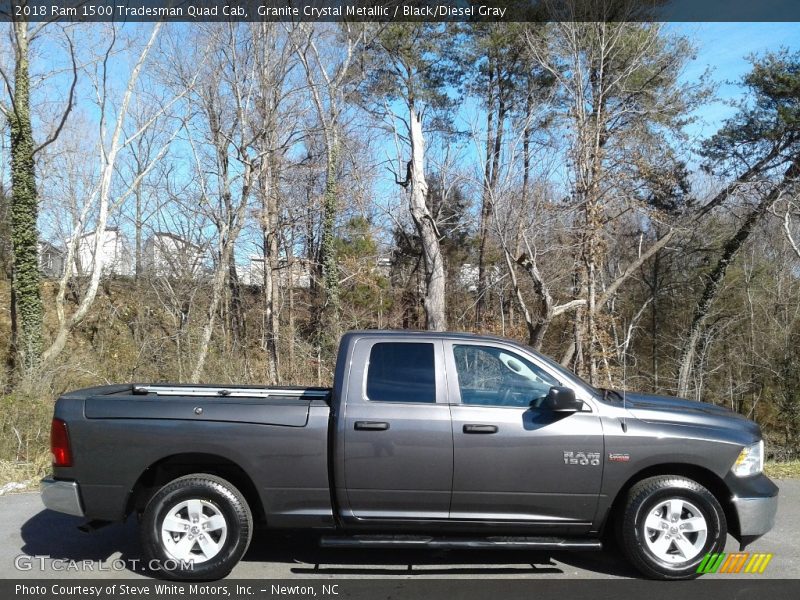 Granite Crystal Metallic / Black/Diesel Gray 2018 Ram 1500 Tradesman Quad Cab