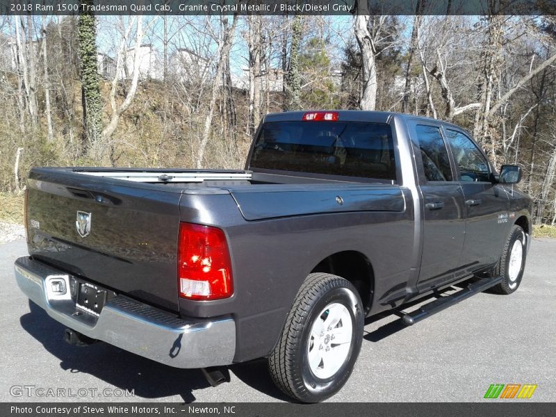 Granite Crystal Metallic / Black/Diesel Gray 2018 Ram 1500 Tradesman Quad Cab