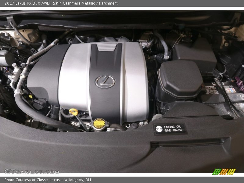 Satin Cashmere Metallic / Parchment 2017 Lexus RX 350 AWD