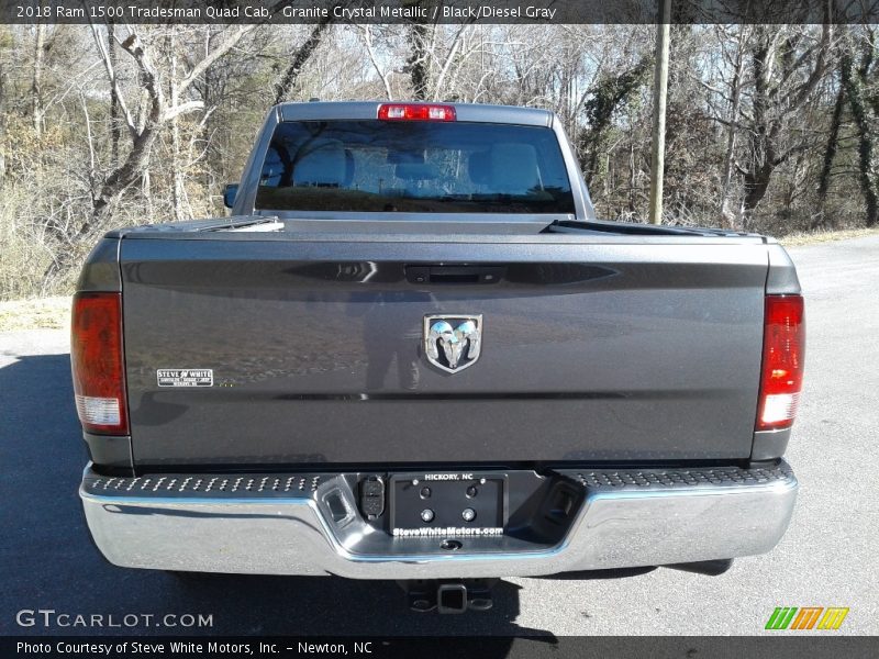 Granite Crystal Metallic / Black/Diesel Gray 2018 Ram 1500 Tradesman Quad Cab