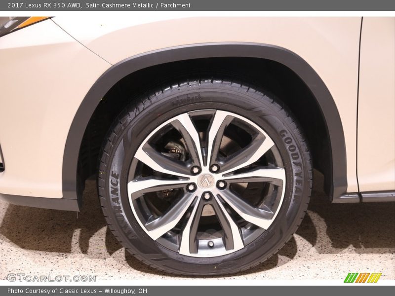 Satin Cashmere Metallic / Parchment 2017 Lexus RX 350 AWD