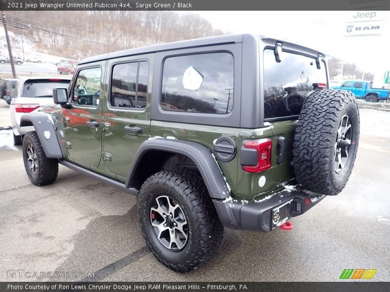 Sarge Green / Black 2021 Jeep Wrangler Unlimited Rubicon 4x4