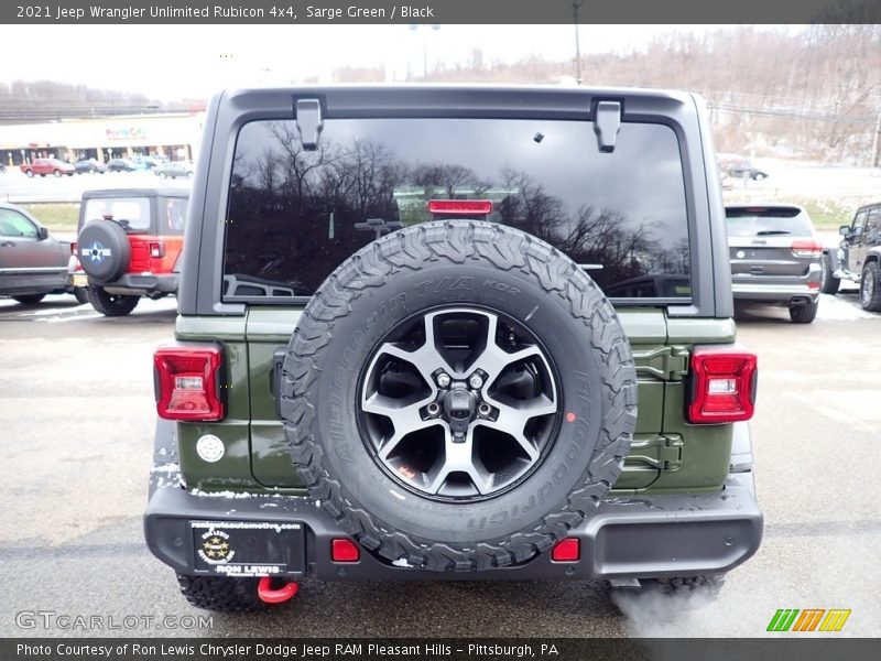 Sarge Green / Black 2021 Jeep Wrangler Unlimited Rubicon 4x4