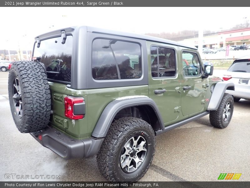 Sarge Green / Black 2021 Jeep Wrangler Unlimited Rubicon 4x4